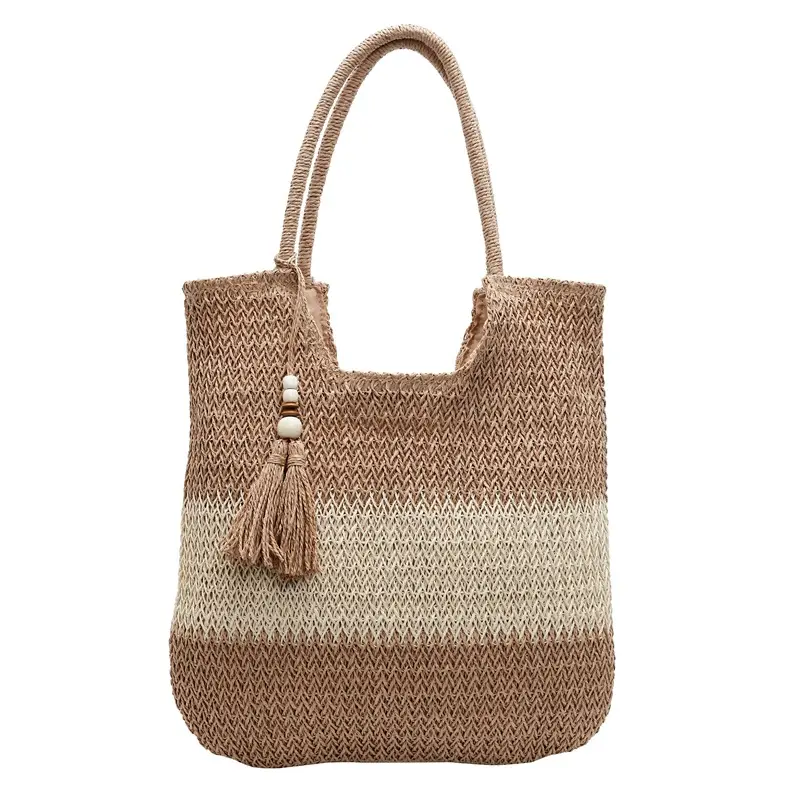Nobari Jacquard Shoulder Bag 2025 Spring Large Capacity - Image 2