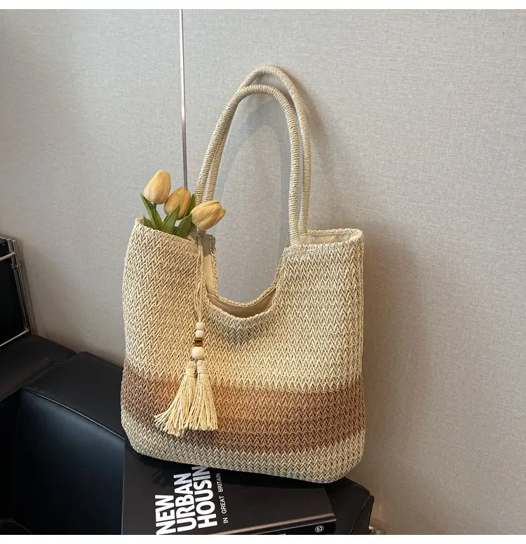 Nobari Jacquard Shoulder Bag 2025 Spring Large Capacity — feature 19