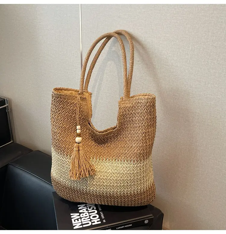 Nobari Jacquard Shoulder Bag 2025 Spring Large Capacity — feature 20