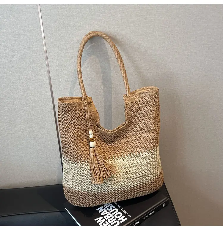 Nobari Jacquard Shoulder Bag 2025 Spring Large Capacity — feature 21
