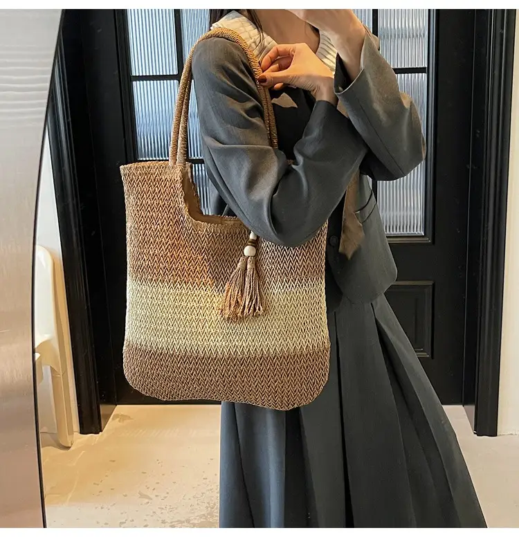 Nobari Jacquard Shoulder Bag 2025 Spring Large Capacity — feature 8