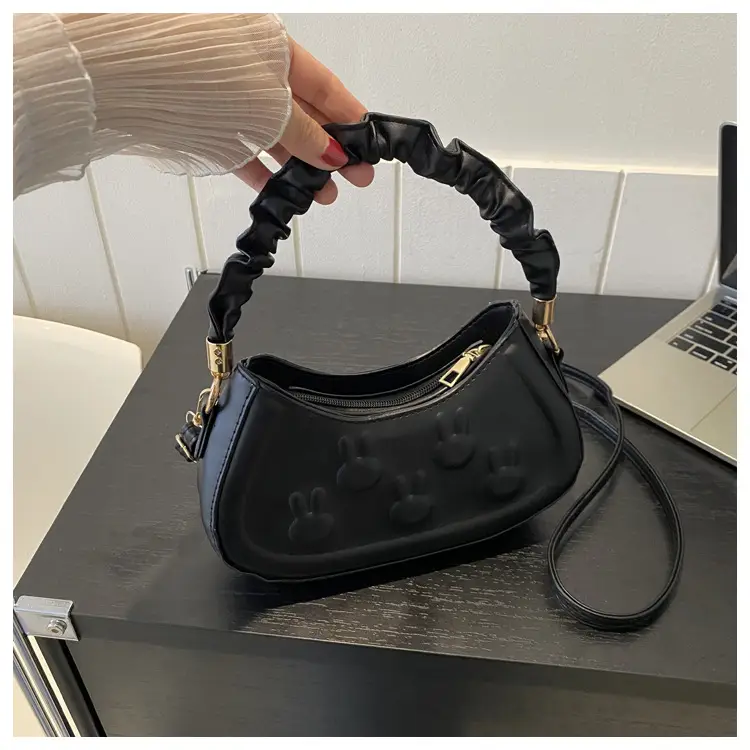 Green Bunny Embroidered Shoulder Bag for Women — feature 14