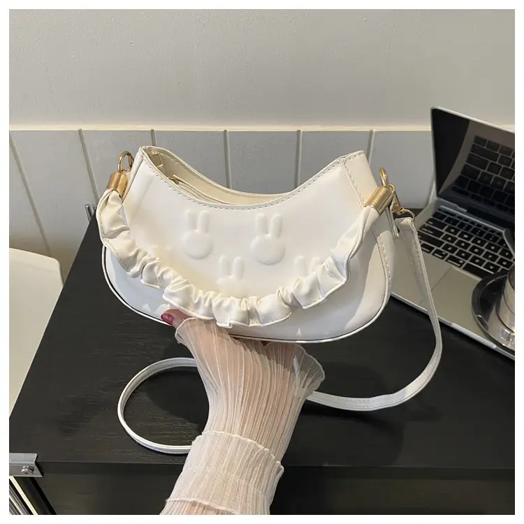 Green Bunny Embroidered Shoulder Bag for Women — feature 9