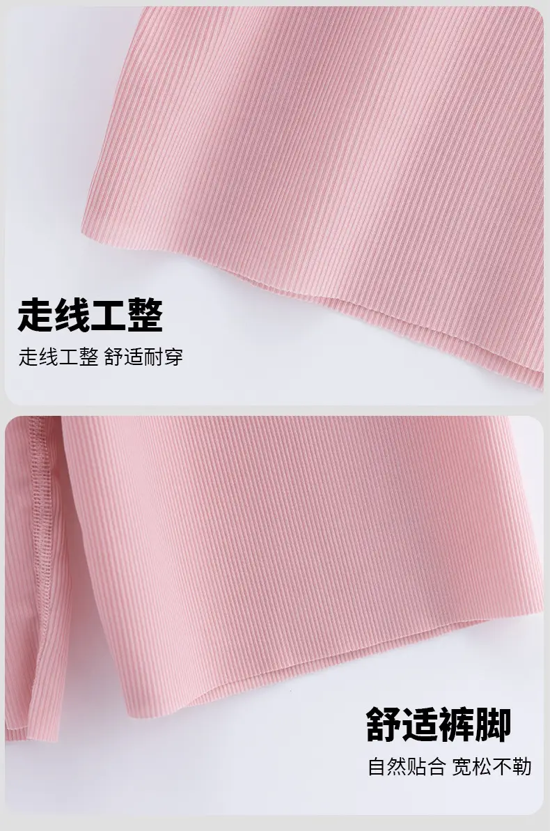 Summer New Style Boys' Short-Sleeved Loose Seamless Ice Silk Home Clothes Children's Two-Piece Set Girls' Pajamas Set Wholesale — feature 10