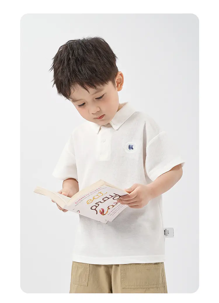 Boys' Antibacterial Polo Shirt Short Sleeve Summer Wear — feature 18