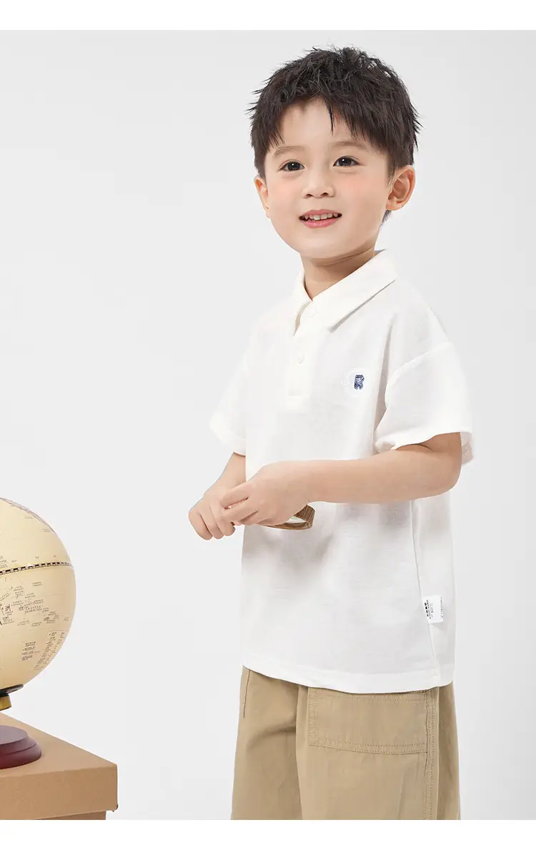 Boys' Antibacterial Polo Shirt Short Sleeve Summer Wear — feature 19