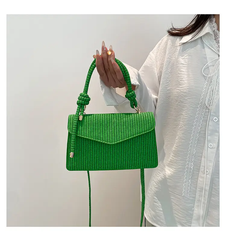 Vintage Green Square Shoulder Bag for Women 2025 — feature 11