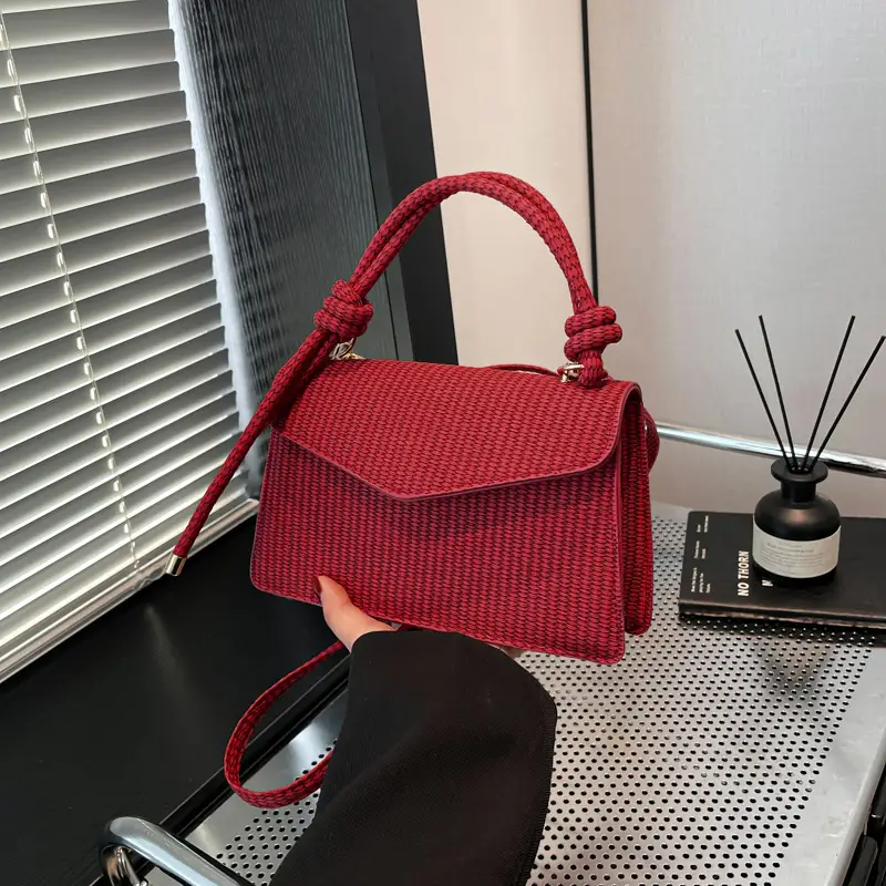 Vintage Green Square Shoulder Bag for Women 2025 - Image 4
