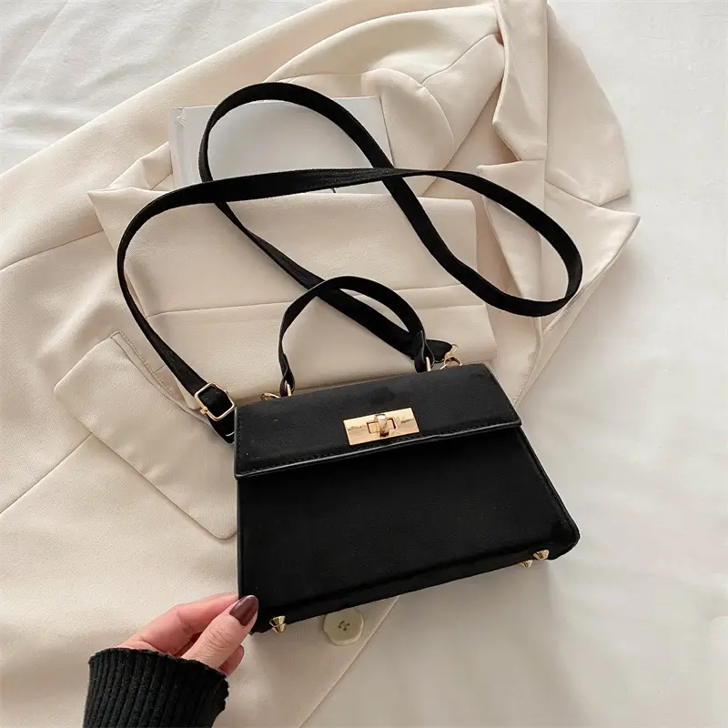 2025 Crossbody Bag Brown White Korean Style - Image 3
