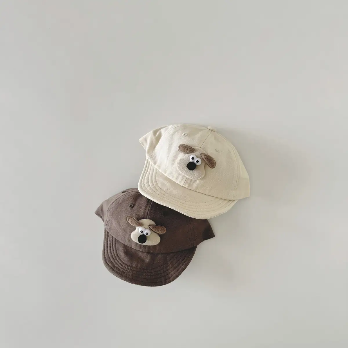 Cute Cartoon Baby Caps Brown Beige Spring Autumn - Image 7