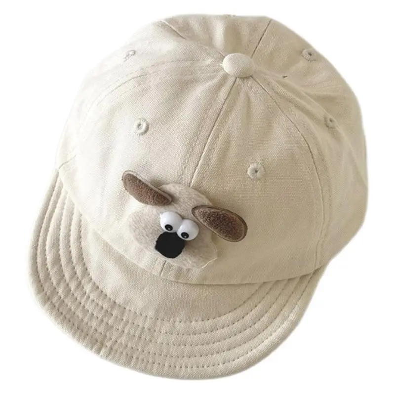 Cute Cartoon Baby Caps Brown Beige Spring Autumn - Image 9