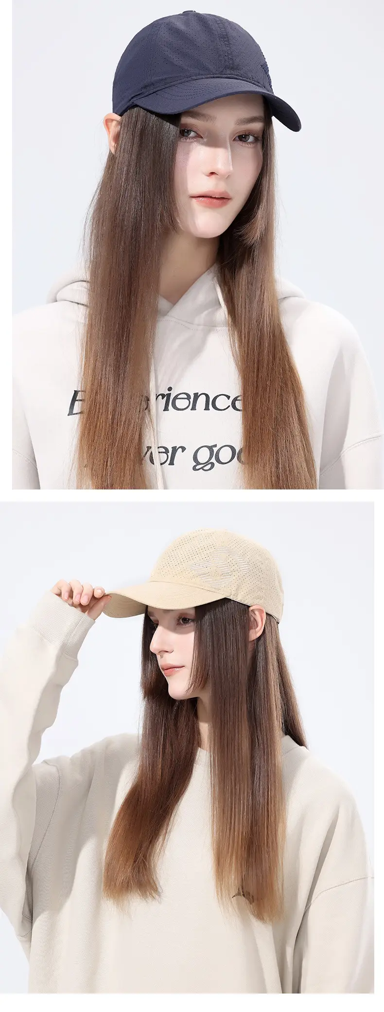 Men's Black Embroidered Perforated Baseball Cap — feature 13