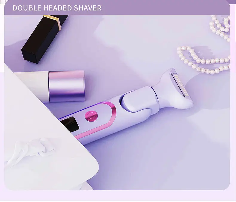 Women's Electric Five-Head Hair Shaver White — feature 25