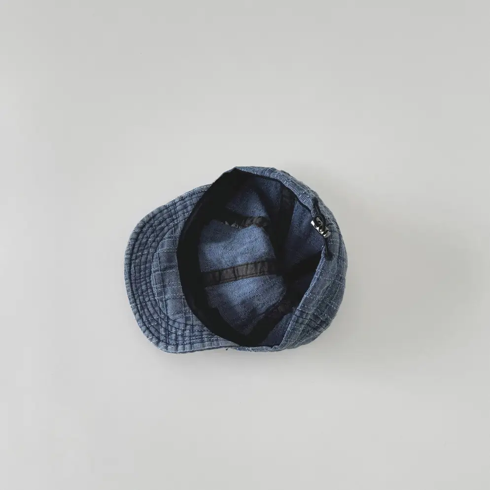 Blue Plaid Cowboy Hat for Kids Spring Autumn 2025 - Image 8