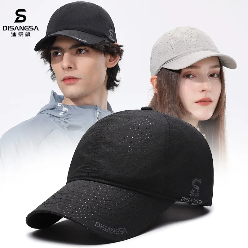 Di Sang Original Perforated Baseball Cap Black