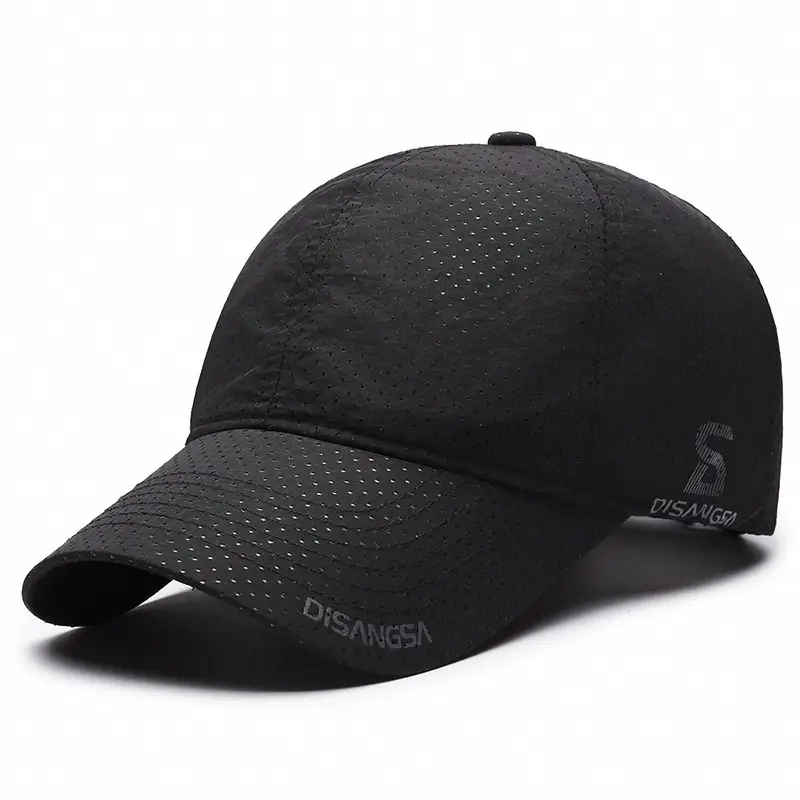 Di Sang Original Perforated Baseball Cap Black