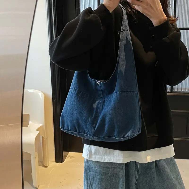 Denim Crossbody Bag Women Large Capacity 2025 - Image 5