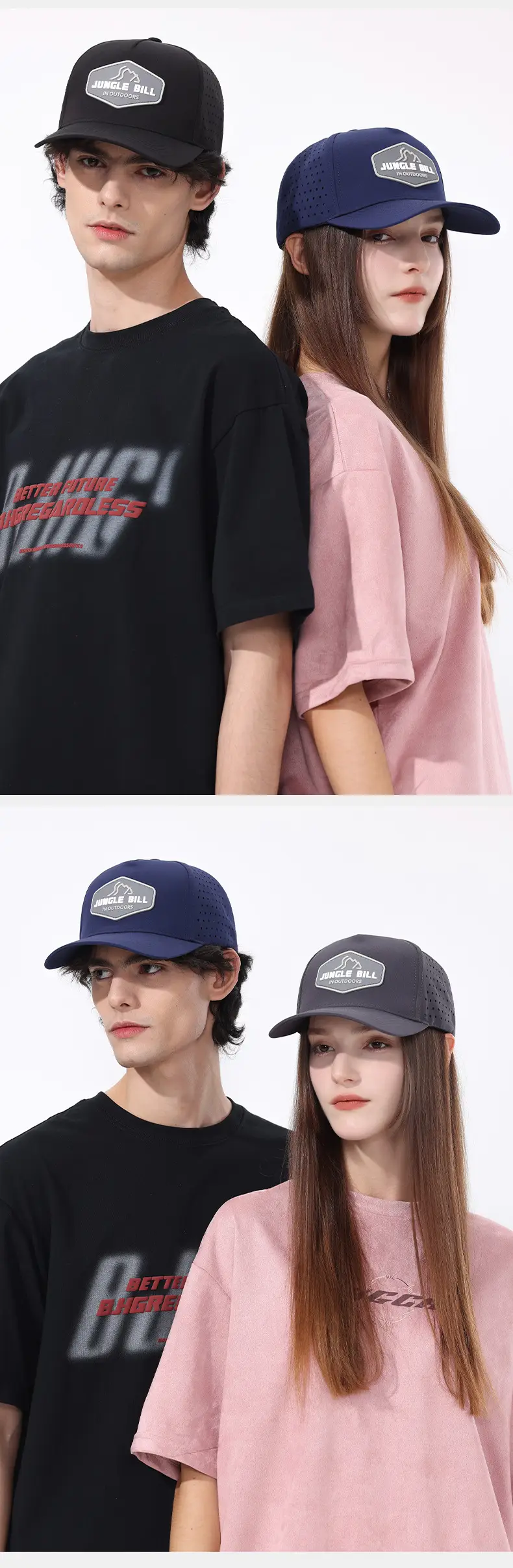 Jungle Bill Original Baseball Cap Waterproof Hard Top Sunshade — feature 10