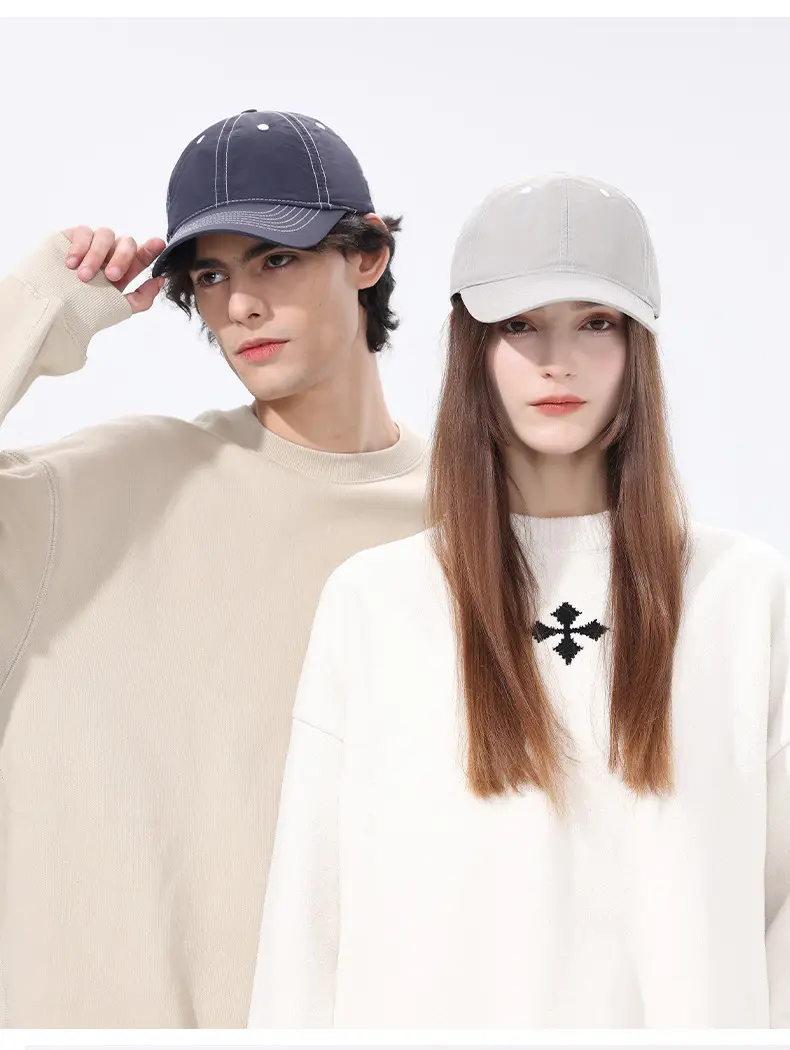 Black Baseball Cap Lightweight Waterproof Men Women — feature 11