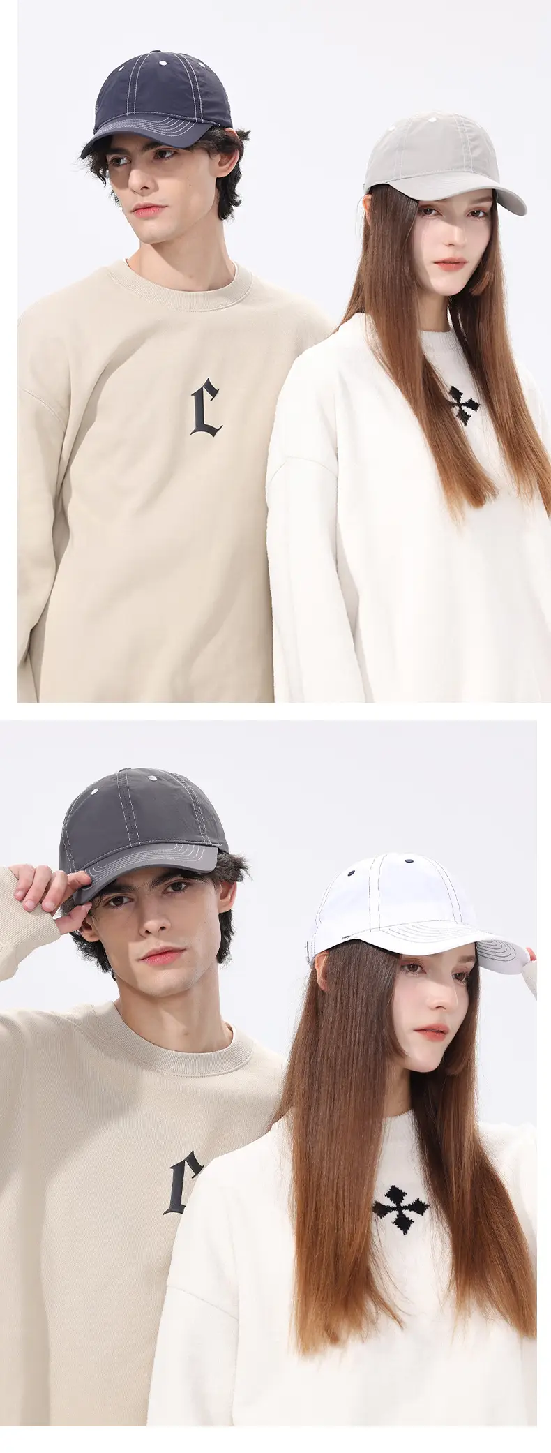 Black Baseball Cap Lightweight Waterproof Men Women — feature 12