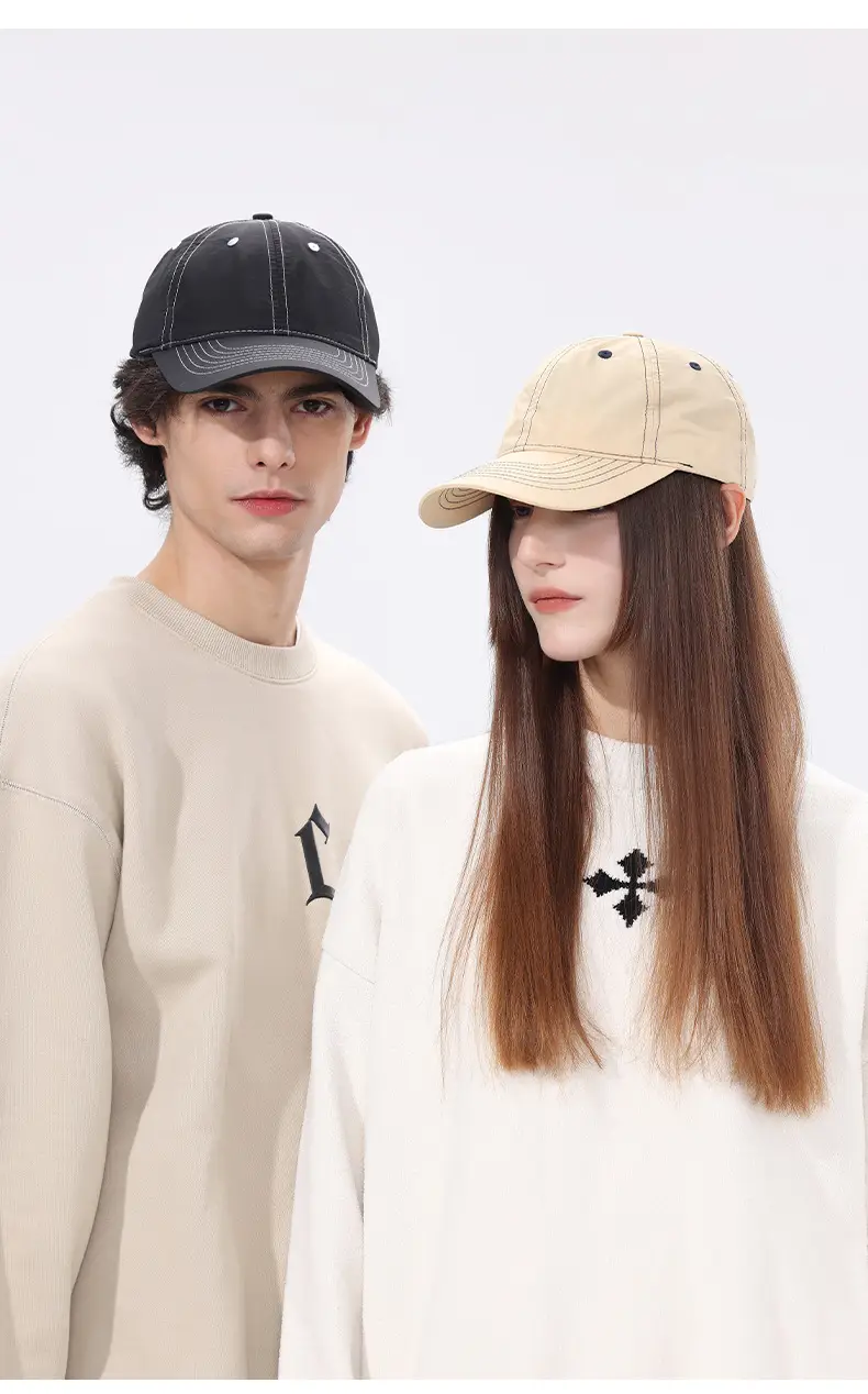 Black Baseball Cap Lightweight Waterproof Men Women — feature 8