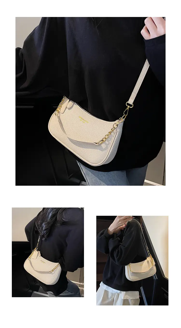 Women's 1-Shoulder Textured Brown Handbag — feature 13