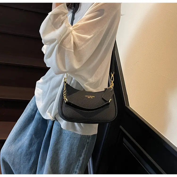 Women's 1-Shoulder Textured Brown Handbag — feature 18