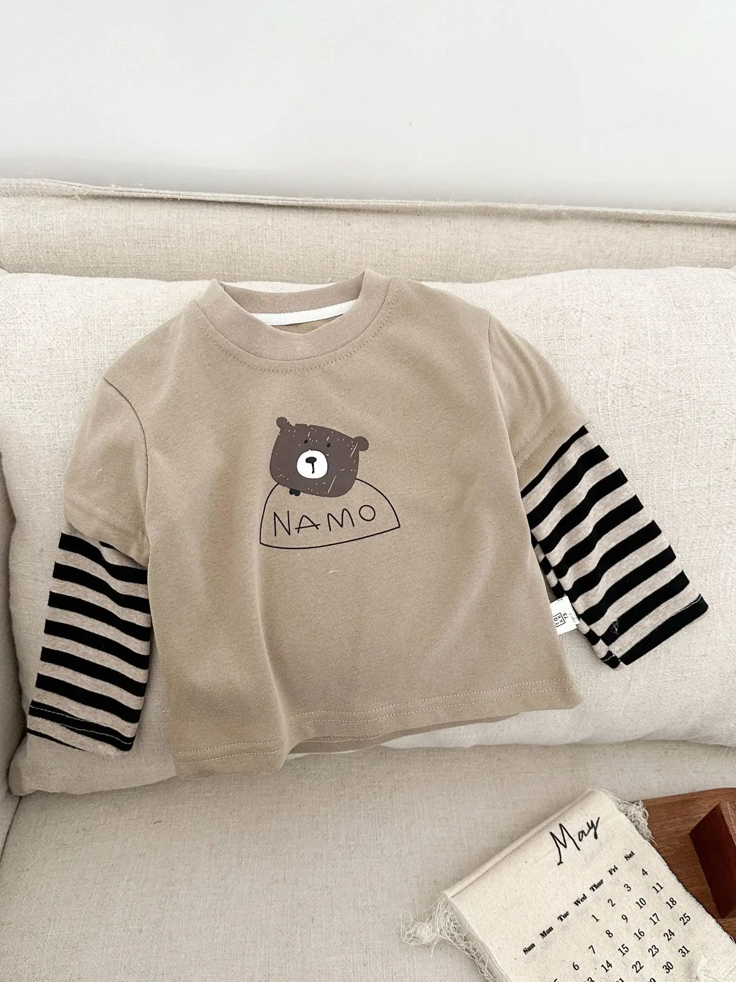 Boys Round Neck Long Sleeve T-Shirt Spring 2026 - Image 6