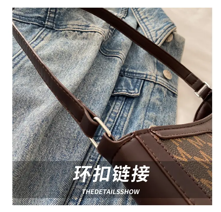 2025 Spring Underarm Bag Women Retro Square Bag South Korea — feature 5
