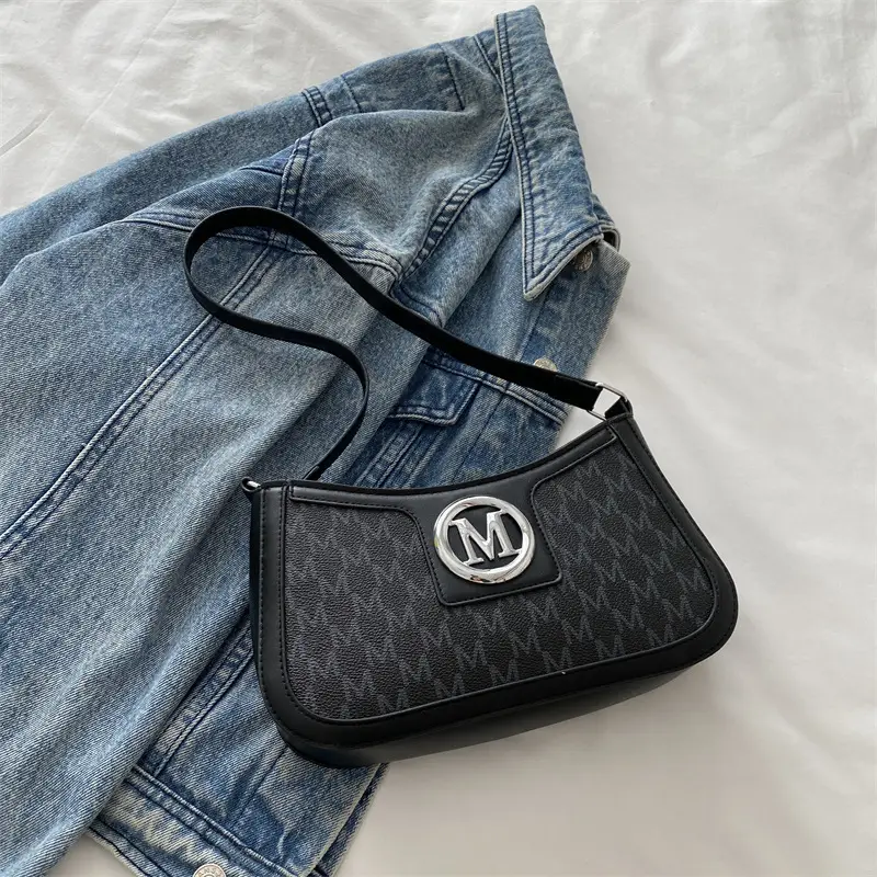 2025 Spring Underarm Bag Women Retro Square Bag South Korea - Image 3