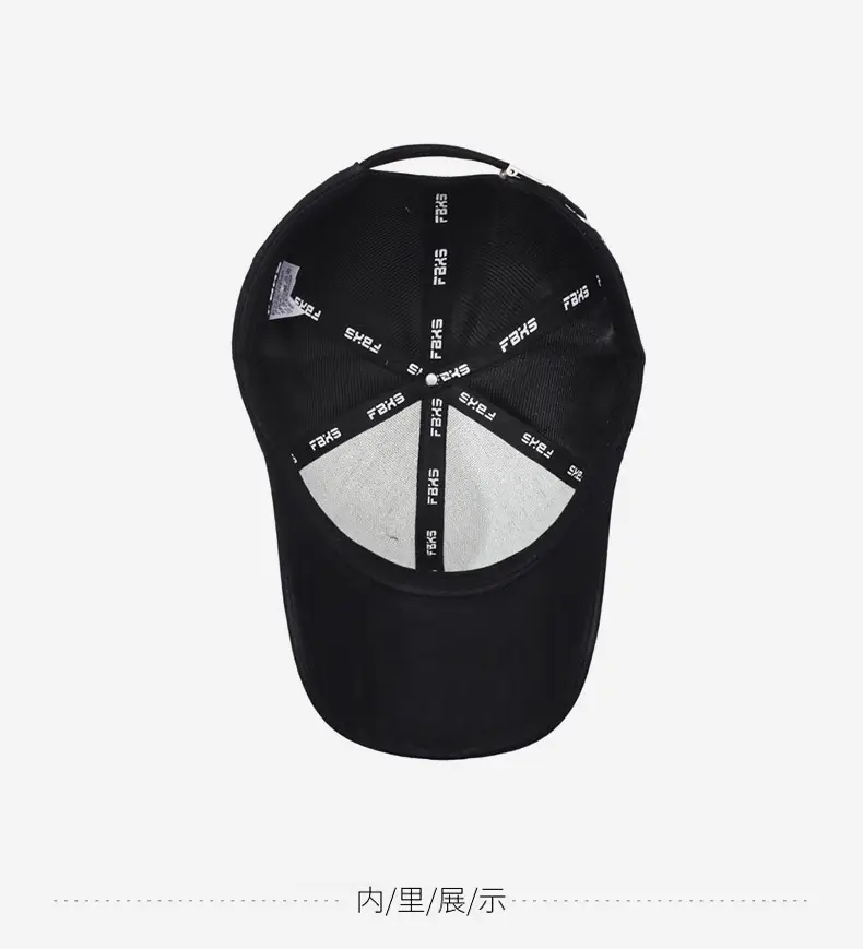 Women's Black Rhinestone F Cap Sunscreen Cap — feature 14