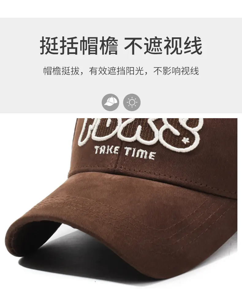 Foxy Cross Embroidered Baseball Caps for Men — feature 2