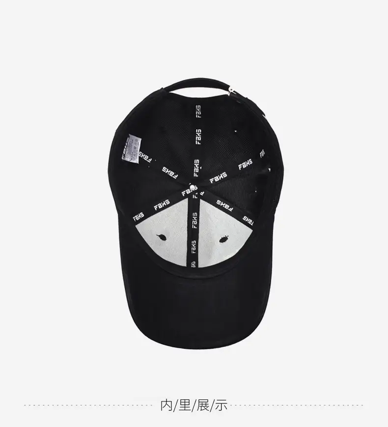 FUMY Retro Black Baseball Cap for Men Women — feature 14