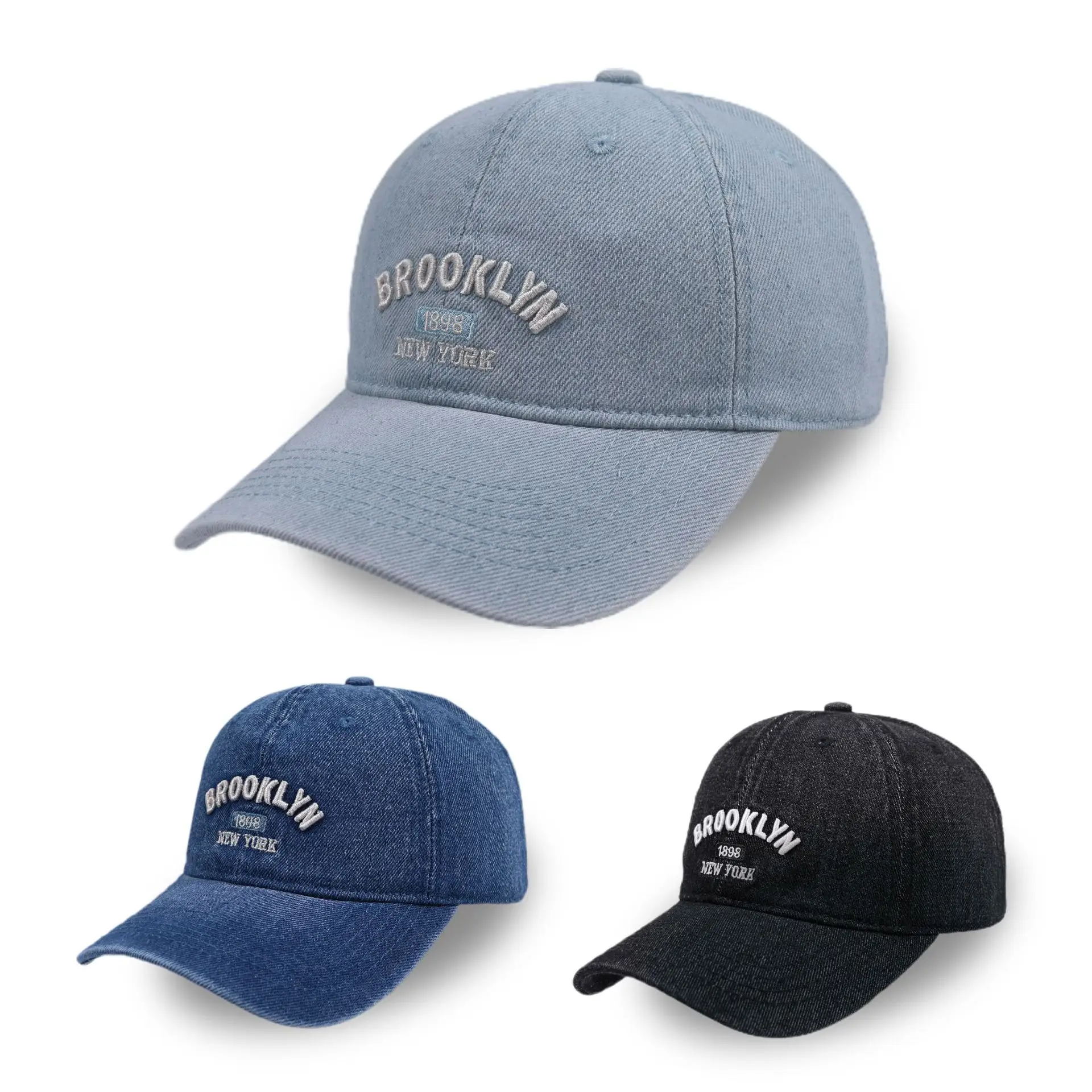 Men's Blue Brooklyn Embroidered Baseball Cap
