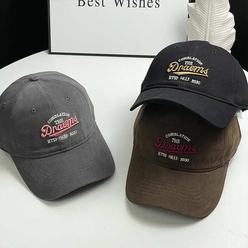 Trending Brand Embroidered Caps for Men Women 4 Season — feature 3