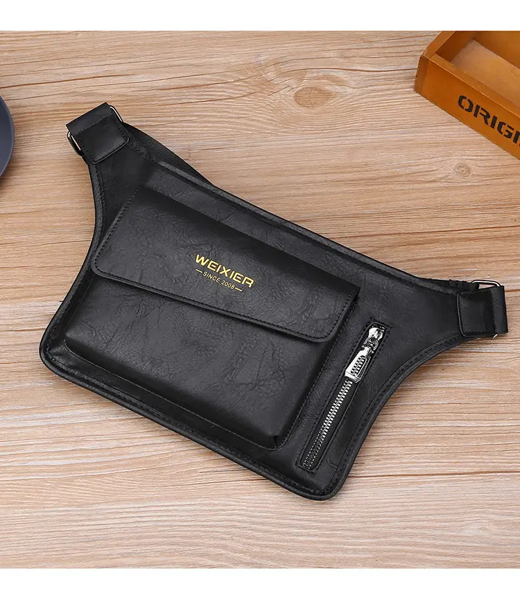 Men's Waterproof Crossbody Bag Tan Large Capacity — feature 19