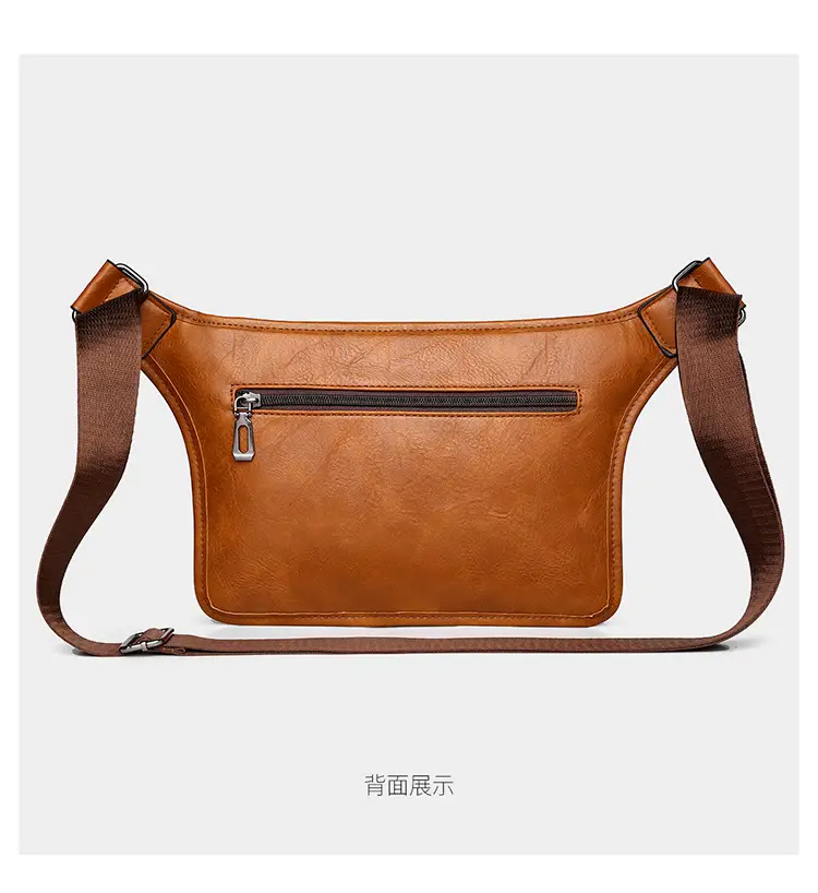 Men's Waterproof Crossbody Bag Tan Large Capacity — feature 27