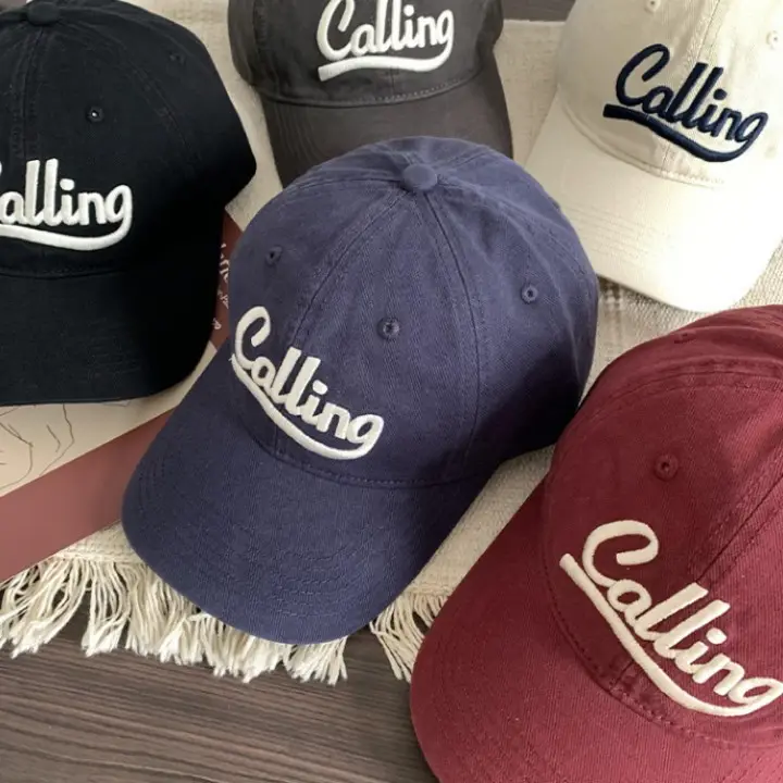 Women Maroon Calling Embroidered Baseball Cap - Image 6
