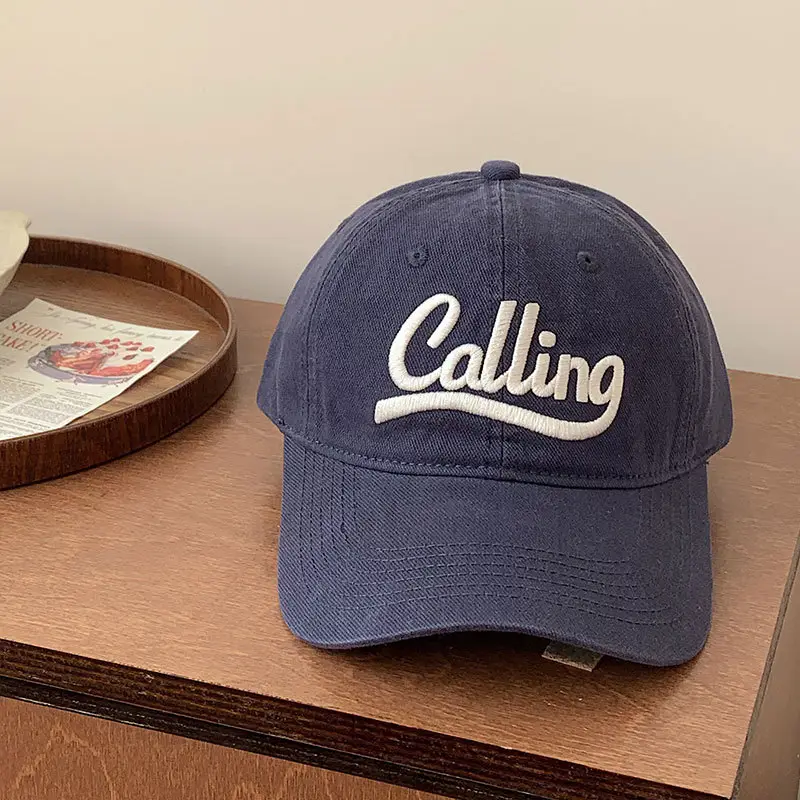 Women Maroon Calling Embroidered Baseball Cap — feature 4