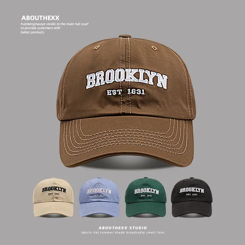 Green Brooklyn Embroidered Baseball Cap for Women - Image 6