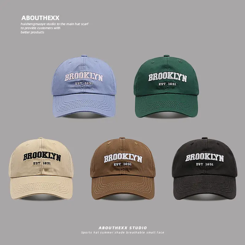 Green Brooklyn Embroidered Baseball Cap for Women - Image 7