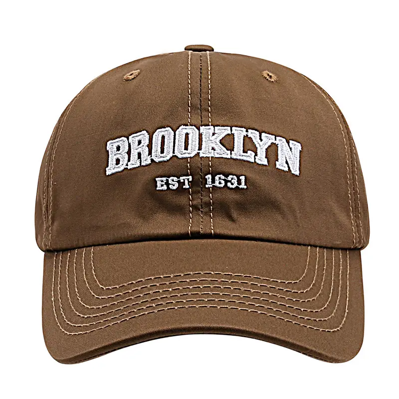 Green Brooklyn Embroidered Baseball Cap for Women - Image 9