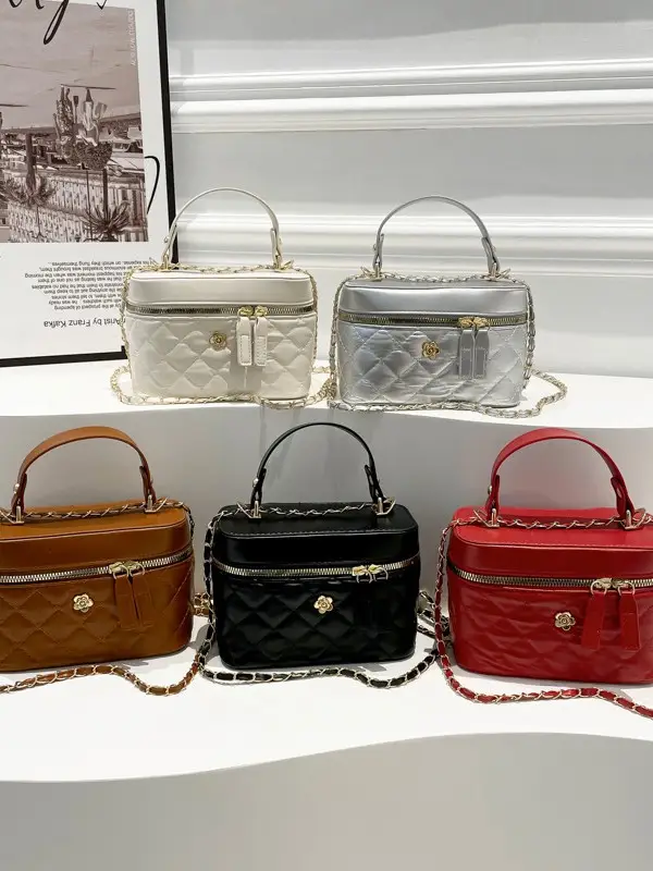 2026 Rhombus Chain Shoulder Crossbody Bag for Women - Image 6