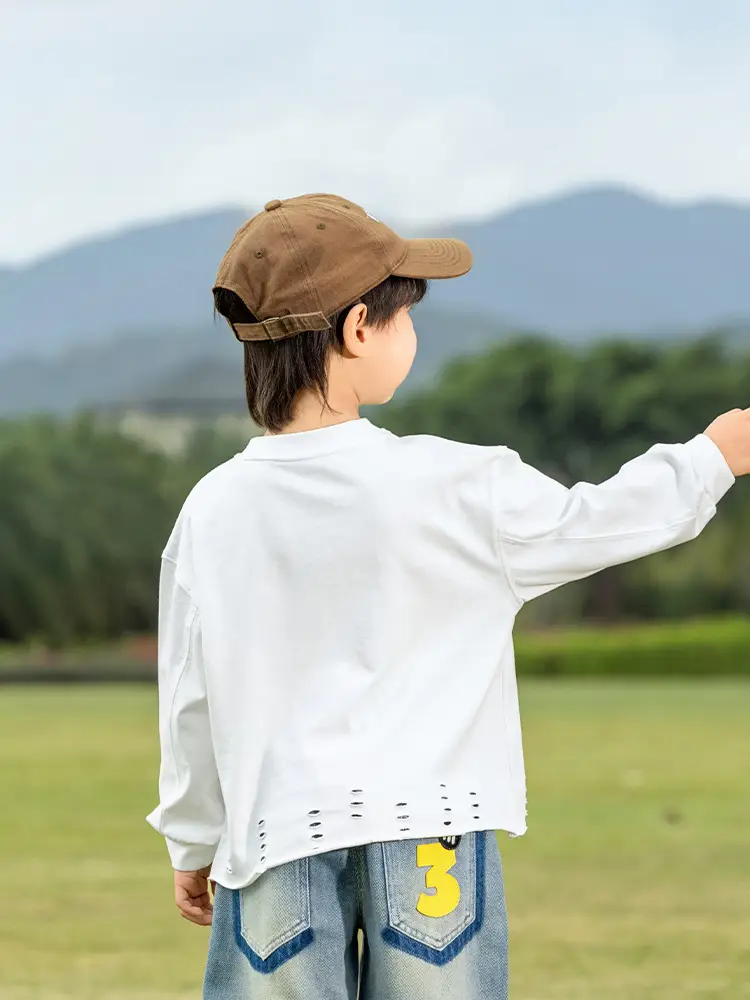 Kids Korean Style Hoodie Set for Boys All Match - Image 5