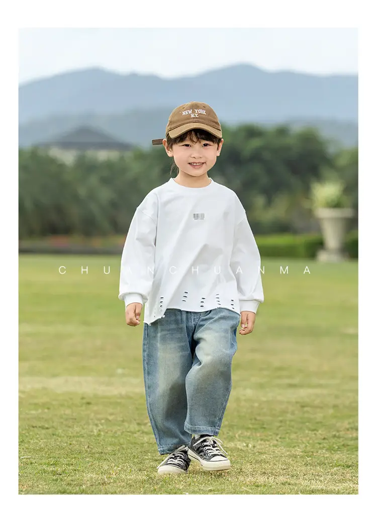 Kids Korean Style Hoodie Set for Boys All Match — feature 16