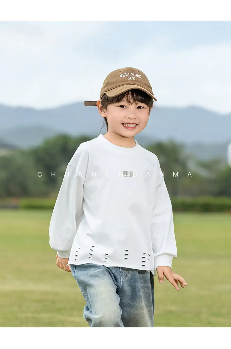 Kids Korean Style Hoodie Set for Boys All Match — feature 17