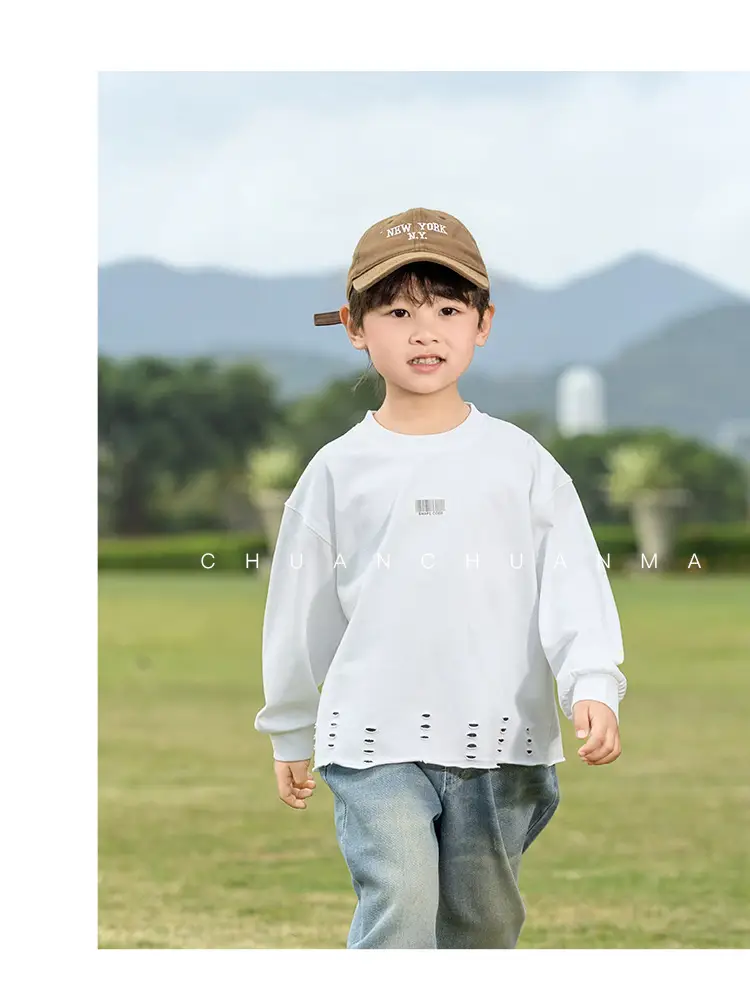 Kids Korean Style Hoodie Set for Boys All Match — feature 19