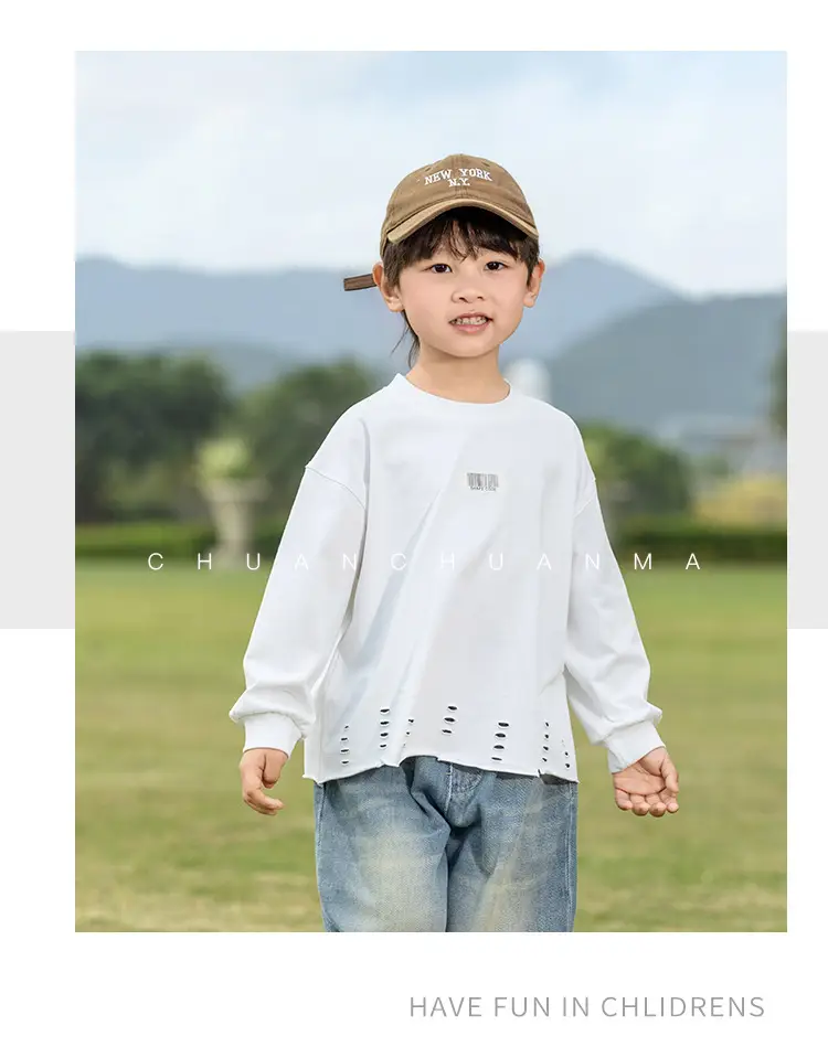 Kids Korean Style Hoodie Set for Boys All Match — feature 20