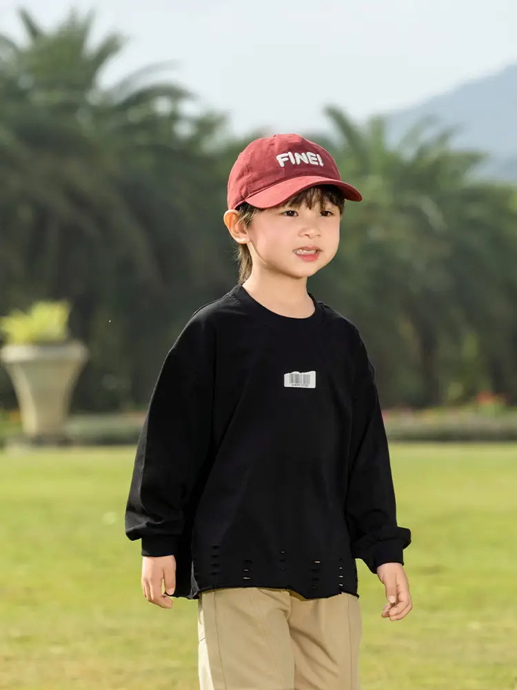 Kids Korean Style Hoodie Set for Boys All Match - Image 2