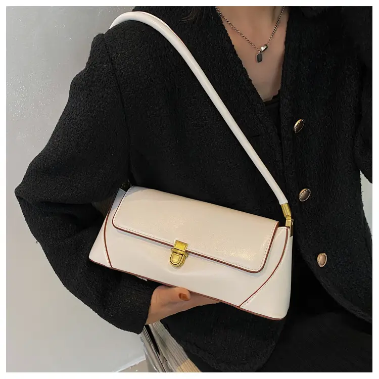 Black Leather Single Shoulder Bag for Women 2025 — feature 12
